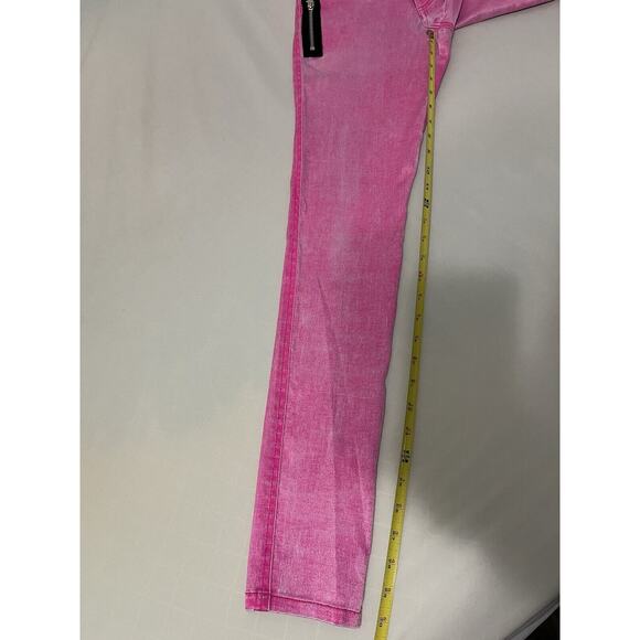 TRIPP NYC DAANG GOODMAN pants womens 7 pink zipper pockets Goth Steampunk Skulls - Picture 7 of 7